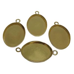 قالب برنجی رزین مدل بیضی کد BGK462 بسته 4 عددی