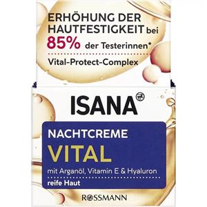 کرم شب بازسازی کننده و لیفت ویتال ایسانا 50ml isana