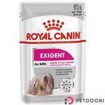 پوچ سگ بد غذا رویال کنین Royal Canin Dog Exigent وزن 85 گرم