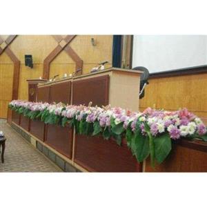 گل آرایی همایش فرهنگی c19