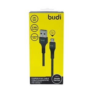 کابل شارژ میکرو یو اس بی BUdi DC 210m 10b