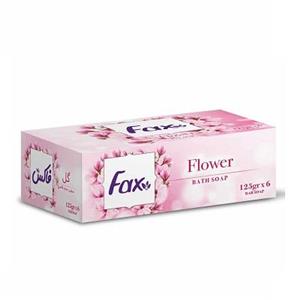 صابون فاکس مدل Flower بسته 6 عددی Fax Soap Pack Of 