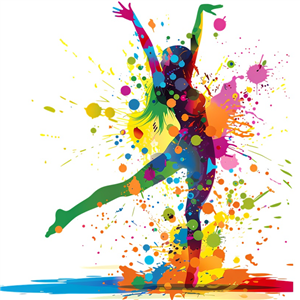 استیکر و برچسب حرارتی DTF مدل دنس رنگها