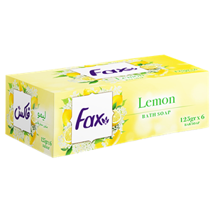 صابون فاکس مدل Lemon بسته 6 عددی Fax Lemon Soap Pack Of 6