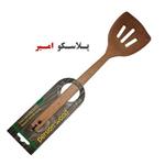 کفگیر چوبی پارویی شیاردار persion wood