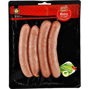 سوسیس انجوی 90% گوشت قرمز سولیکو کاله مقدار 300 گرم Kalleh Solico Enjoy 90% Meat Sausages 300gr