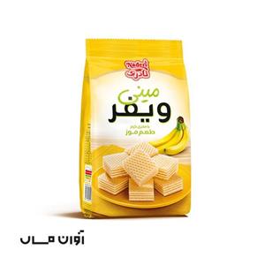 مینی ویفر با طعم موز پاکتی نادری 100 گرم