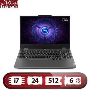 لپ تاپ گیمینگ لنووLenovo LOQ 15IRX9-AG 2024|i7 13650HX-24GB-512GB SSD-6GB RTX 4050-Full HD IPS 144Hz-WHITE KB