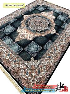 فرش 700 شانه طرح نیلوفر کاشان