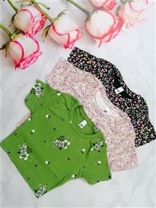 کراپ کبریتی h.m طرح گل