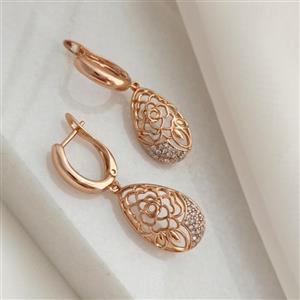 گوشواره اشکی گل