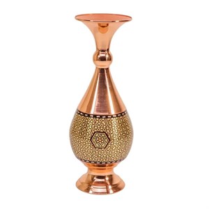گلدان مس و خاتم 30 سانتی کد 280