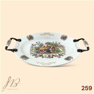 دیس بیضی چینی آتاسای طرح یوسف زلیخا کد ۲۵۹