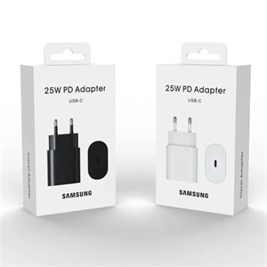 شارژر اصلی گوشی Galaxy S24 FE سامسونگ تک پورت 25 وات سامسونگ Type-C سه پین سوپر فست شارژ