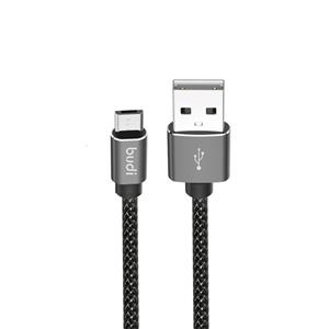 کابل شارژ میکرو یو اس بی 3 متری BUdi J180