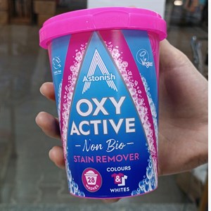 پودر لکه بر استونیش Astonish انگلیس مدل Oxi Active حجم 625 گرم