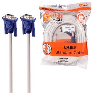 کابل 10 متری  VGA Gold Oscar3 4