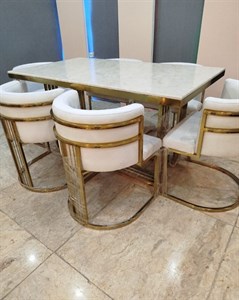 میز ناهار خوری 6 نفره مینیمال کد 59