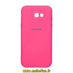 قاب گوشی Galaxy A7 2017 / A720 سامسونگ سیلیکونی های کپی زیربسته محافظ لنز دار صورتی فانتزی کد 209