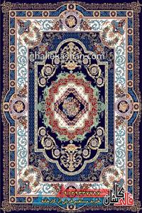 فرش 700 شانه طرح پرنس زمینه  کاشان