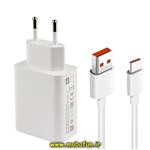 شارژر دیواری 33 وات شیائومی مدل MDY-11-EZ 33W اورجینال توربوشارژ  به همراه کابل USB-C کد 21535