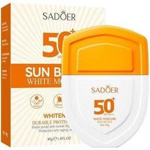 کرم ضدآفتاب رنگی سادور SPF 50 مدل حلزون محافظ UVA و     PA آبرسان مناسب انواع پوست حجم 40 میلی لیتر
