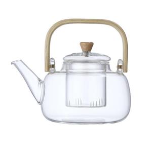 قوری مدل ویداستی دسته بامبو کد 1369n 800cc