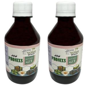 عرق 6 گیاه پروستات تیزنوش - 500 میلی لیتر بسته 2 عددی