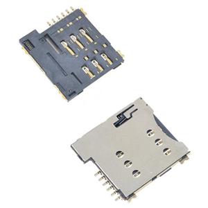 سوکت سیم کارت مدل 6Pin-Micro.SIM.Auto بسته 2 عددی