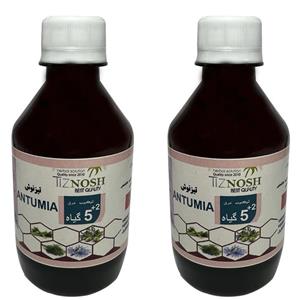عرق 7 گیاه چربی خون تیزنوش - 500 میلی لیتر بسته 2 عددی