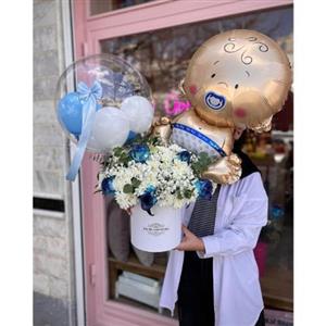  دسته گل برای قدم نو رسیده تبریک به برادر شوهر 4353
