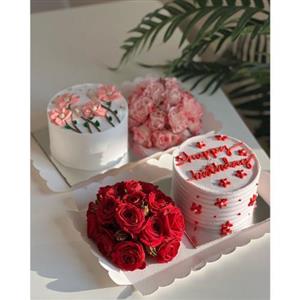 گل و کیک برای جشن ولنتاین به مادر 4167