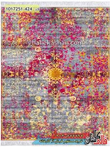 فرش فانتزی و مدرن 700 شانه طرح وینتیج رژا کاشان