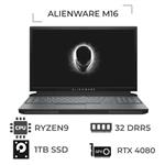 لپ تاپ دل مدلDELL ALIENWARE M16 RYZEN9 7845HX 32GB 12GB RTX4080