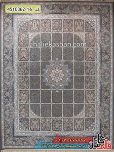 فرش 1200 شانه طرح ترنم کاشان گل برجسته