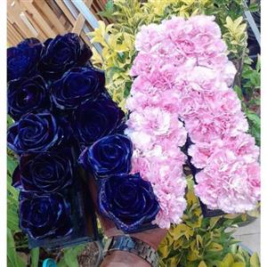 باکس گل رز حرف M زیبا 6138