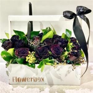 باکس گل رز برای مراسم عزا 6317