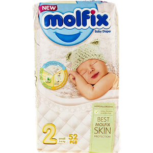 پوشک مولفیکس سایز ۲ دوبل