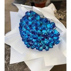 دسته گل رز ابی جذاب 6277