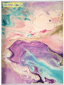 فرش فانتزی و مدرن 700 شانه طرح رنگارنگ کاشان