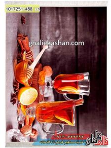 فرش آشپزخانه طرح چای دبش 700 شانه کاشان