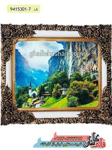 تابلو فرش منظره 1000 شانه کد 107 کاشان