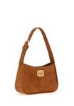 کیف زنانه Women''''s Brown Suede Handbag برند US POLO