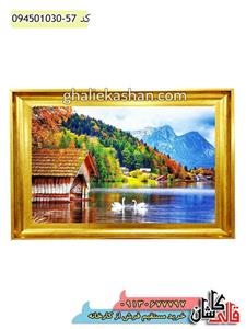 تابلو فرش منظره 1000 شانه کد 10064 کاشان