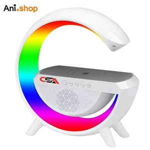 اسپیکر G بلوتوثی CSA با شارژر وایرلس، چراغ خواب