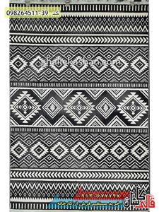 فرش مدرن و فانتزی طرح مراکشی کازابلانکا زمینه کاشان  گل برجسته