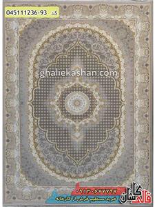فرش طلاکوب 1200 شانه طرح صدرا لوکس  کاشان گل برجسته