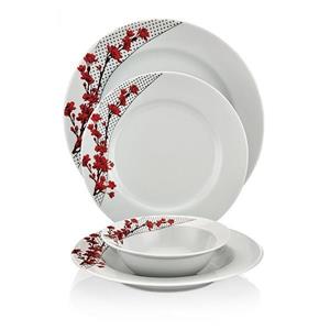 سرویس غذاخوری 24 پارچه شفر طرح Porselen کد 1010 Schafer Porselen 24 Pieces Dinnerware Set