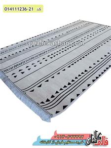 فرش 1200 شانه طرح مراکشی  کاشان گل برجسته