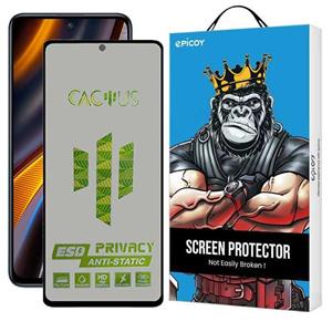 محافظ صفحه نمایش حریم شخصی اپیکوی مدل Cactus-ESD-Privacy مناسب برای گوشی موبایل شیائومی Poco M4 Pro 5G / Poco X4 GT 5G / Poco X3 GT 5G